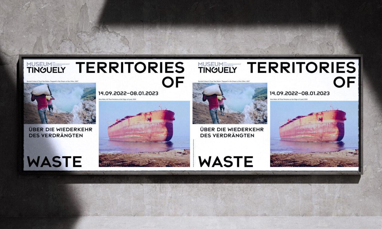 Territories of Waste – Exhibition Communication and Signage